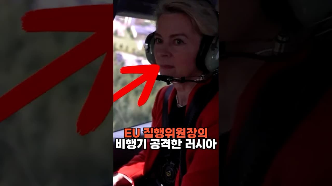 EU 집행위원장 비행기 공격한 러시아?
