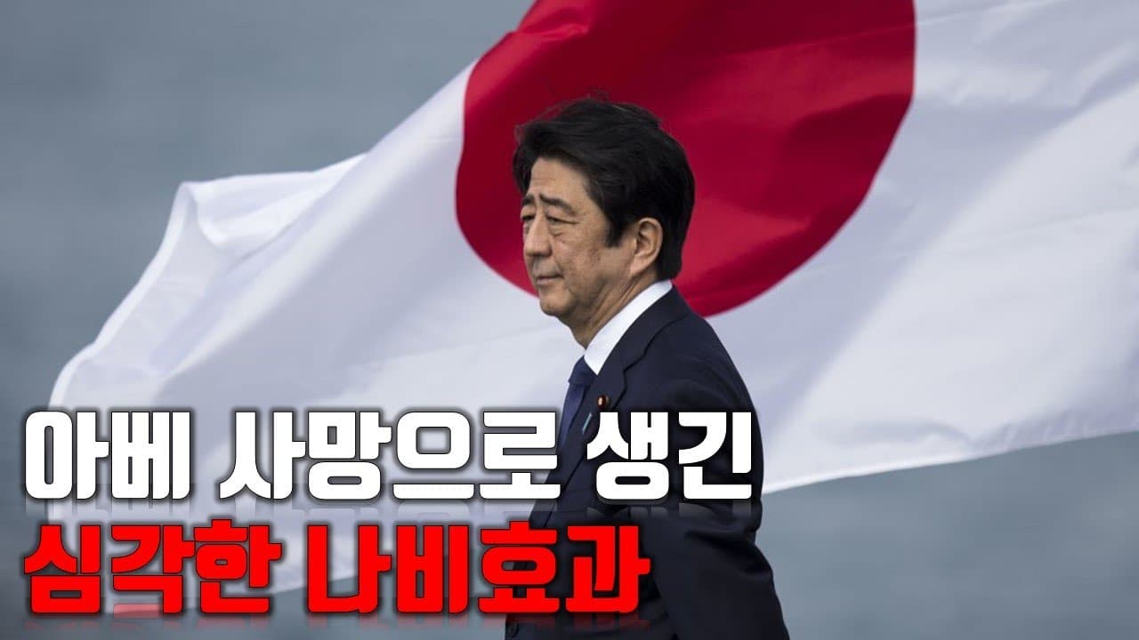 아베 사망으로 생긴 나비효과