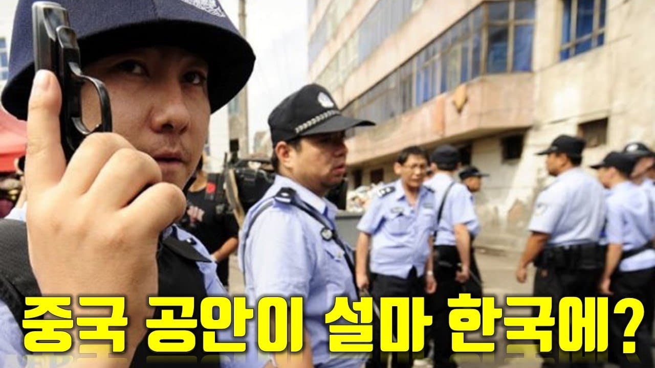 중국 공안이 한국에 올 수도 있다고?