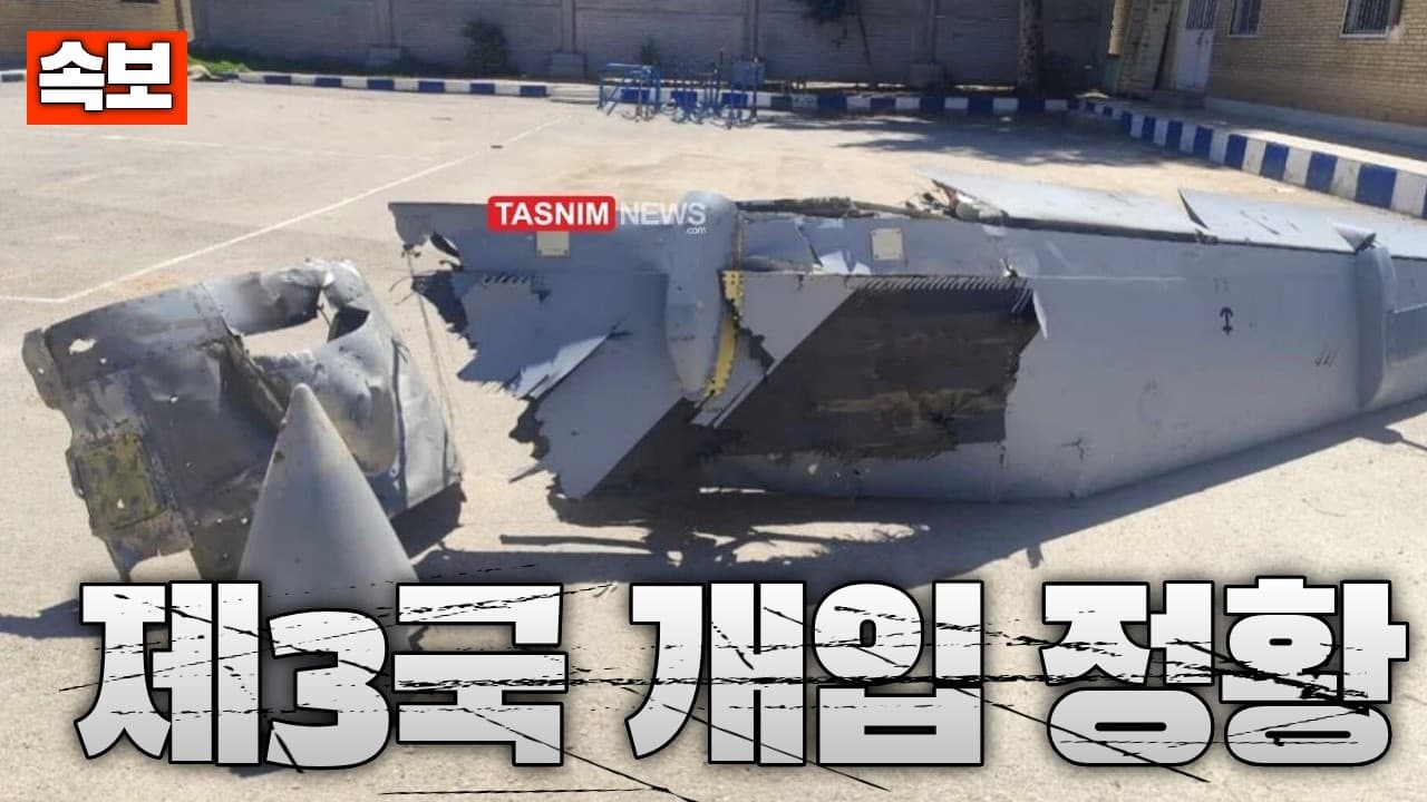 [속보] 이란에서 중국제 드론 격추됐다…사우디·UAE이 드론 보냈나?