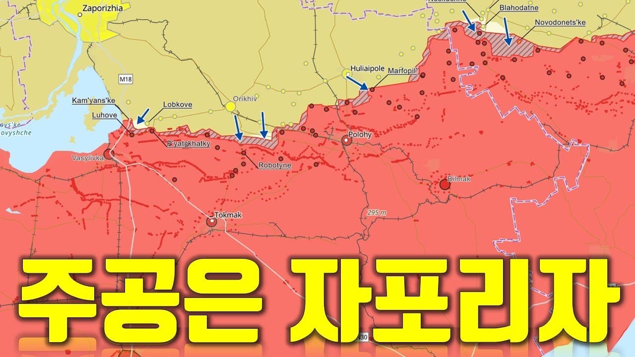 우크라이나 전쟁 전황 정리 6월 11일 - 주공은 자포리자