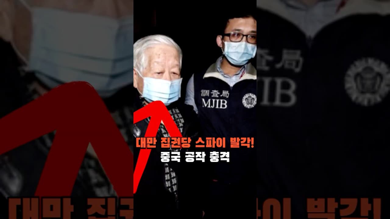대만 집권당 내 중국 간첩 발각! 중국 공작 충격