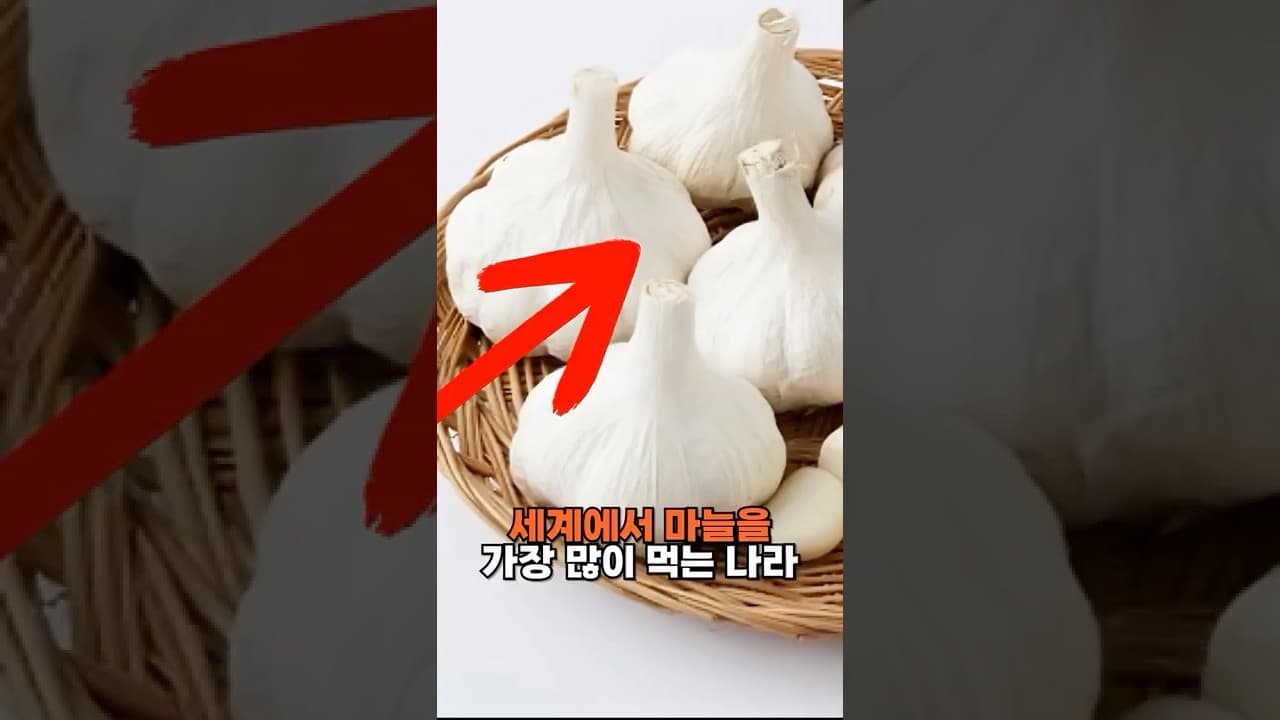 세계에서 마늘을 가장 많이 먹는 나라