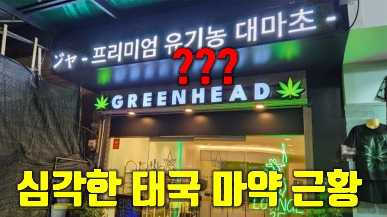 심각한 태국 마약 근황