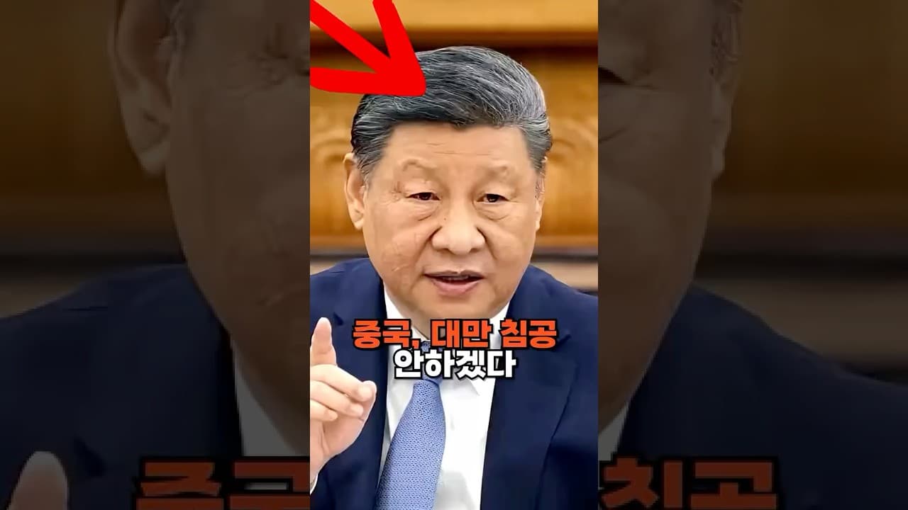 중국, 대만 침공 안하겠다