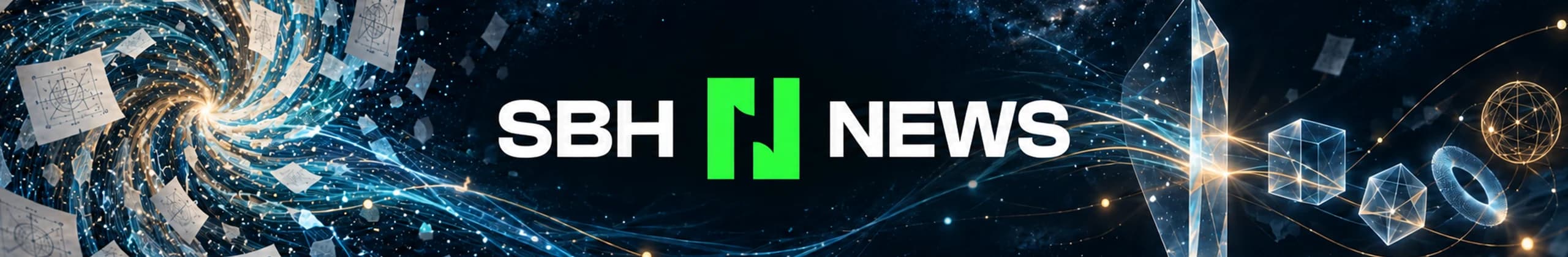 과학과 지식의 흐름을 담은 SBHNews 로고 배너