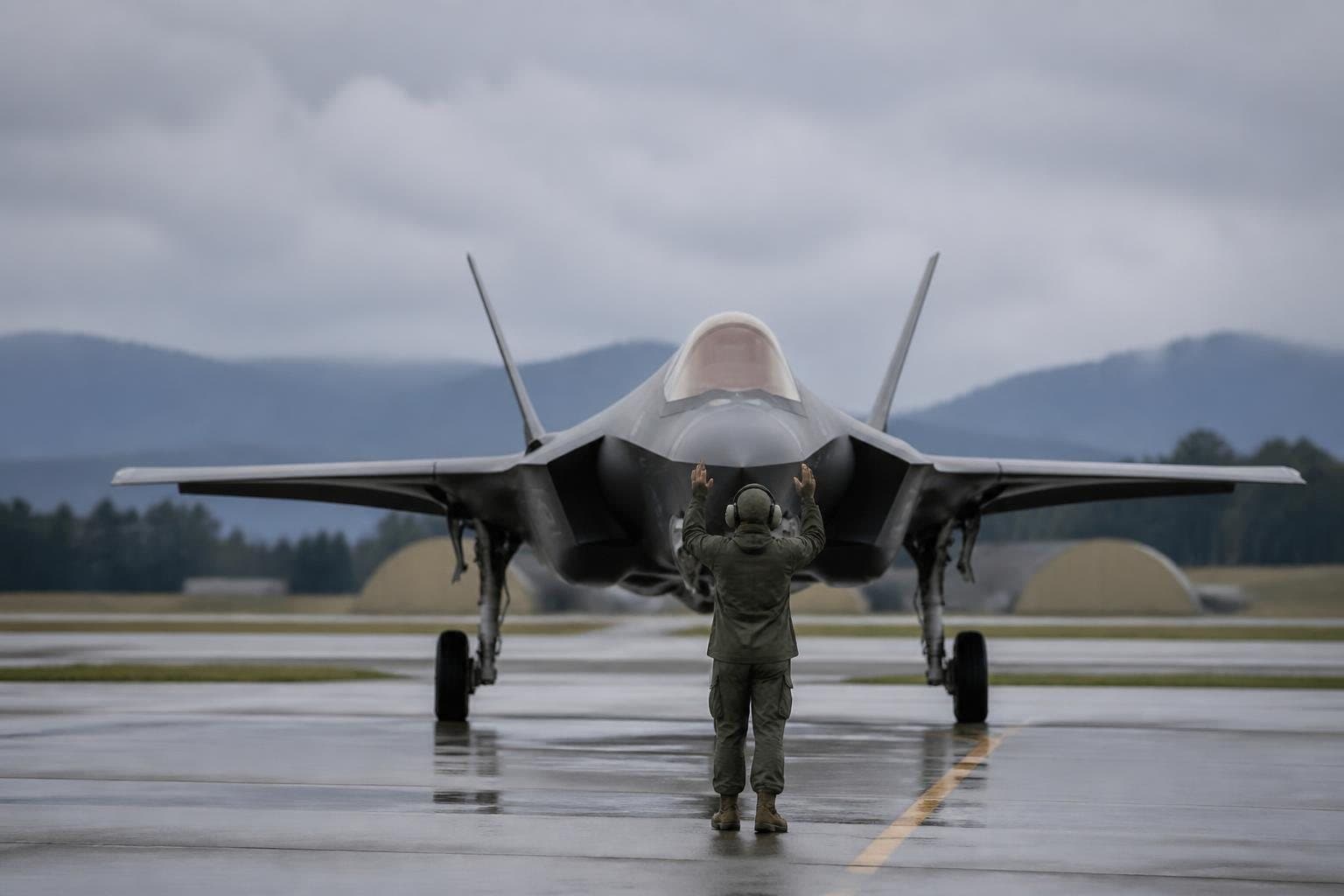 호주 F-35 전투기, 뉴질랜드 첫 방문…합동 훈련