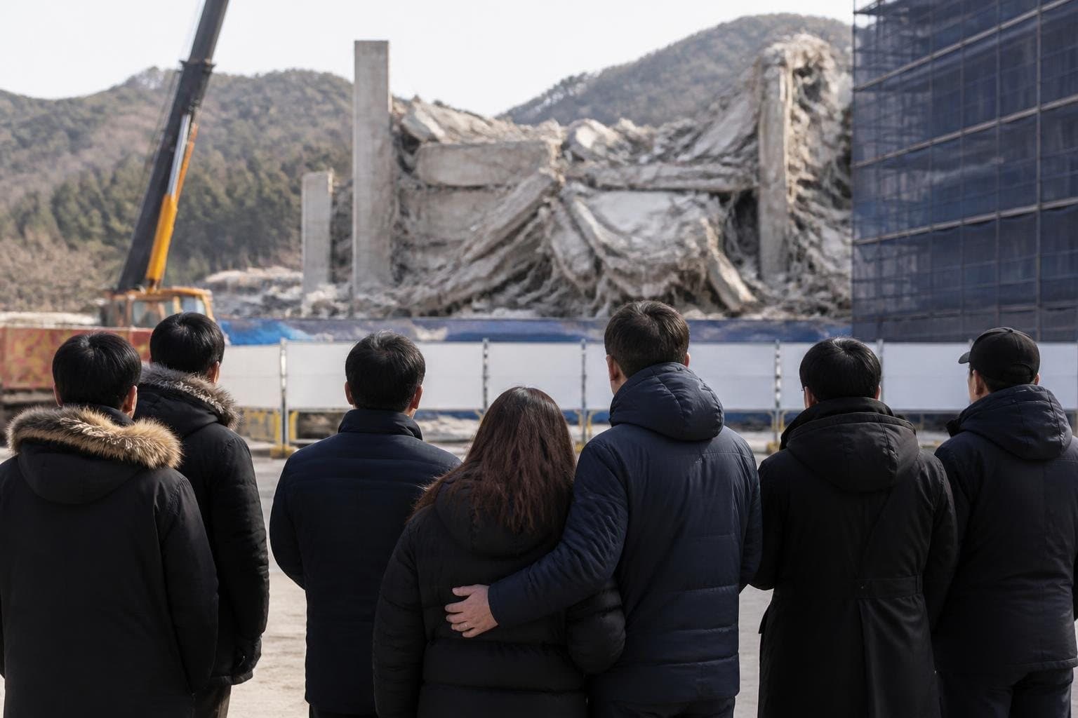 광주대표도서관 붕괴 9개월, 유가족 '시장 공식 사과와 면담' 촉구