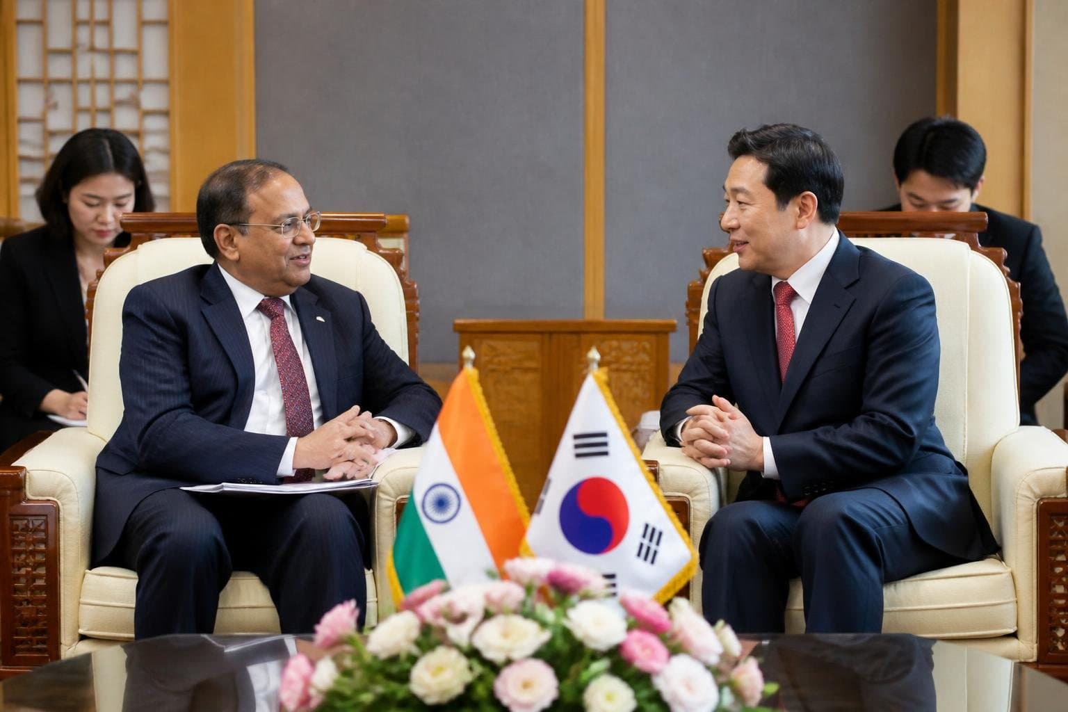 주한인도대사, 포항 방문…박용선 시장과 산업·경제 협력 논의
