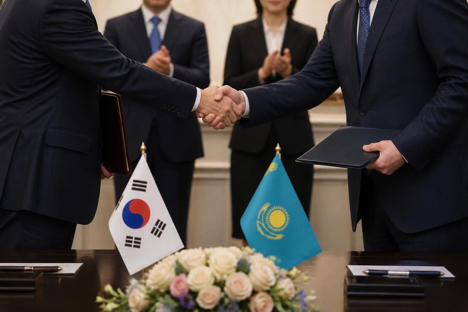 한국-카자흐스탄 관계 17년 만에 격상…원유·원전 등 13건 협력 체결