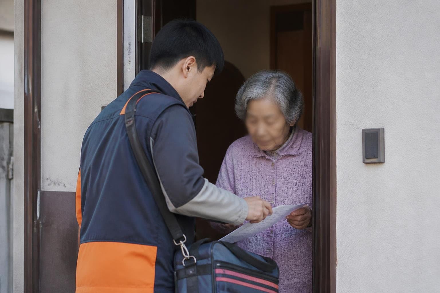우체국 집배원이 농식품 바우처 신청 안내…취약계층 사각지대 해소