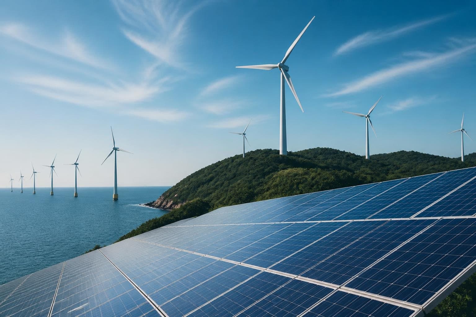 정부, 2040년 재생에너지 220GW 전망…태양광·풍력 대폭 확대