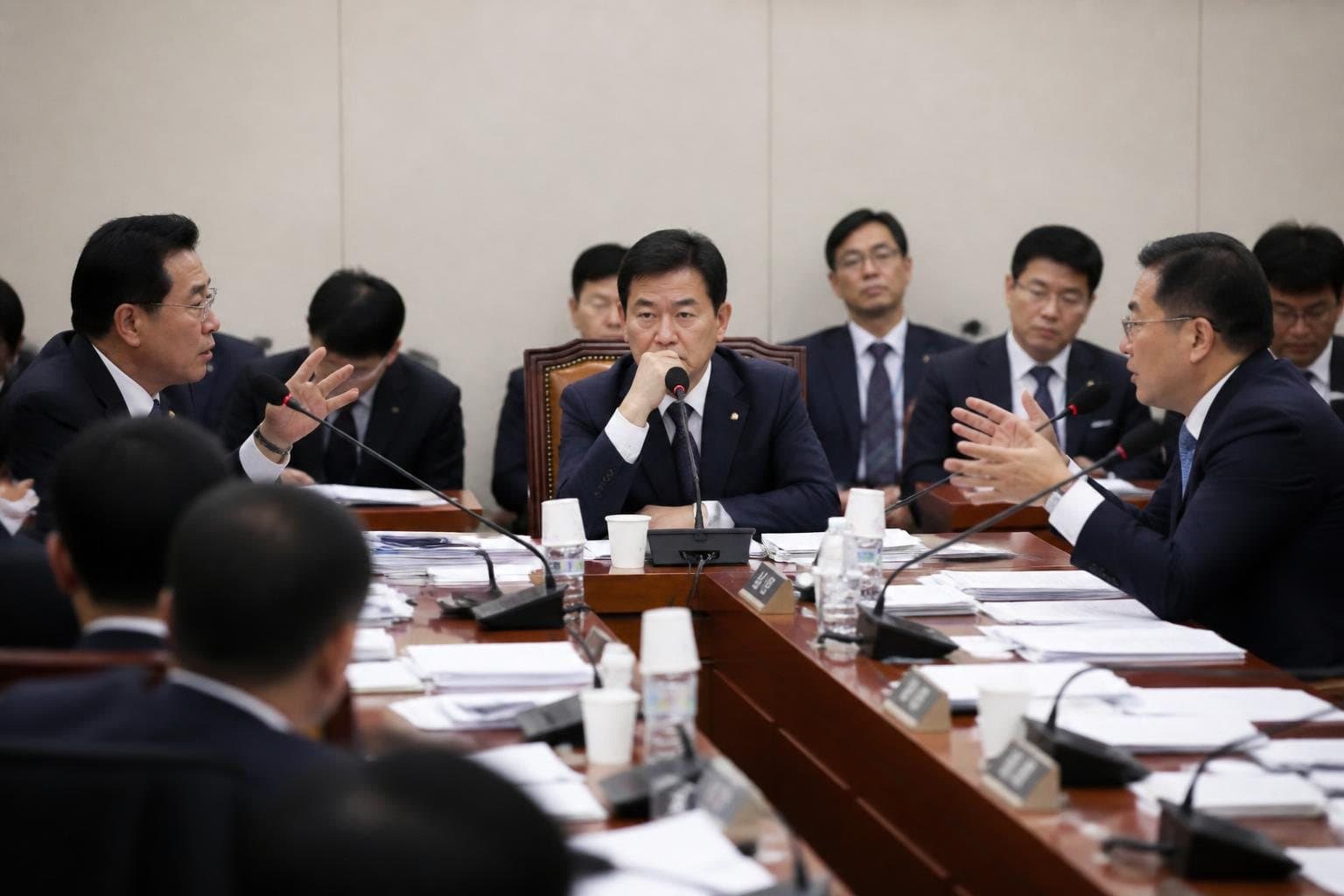 대법관 제청 갈등·개각 논란…국회 예결위서 여야 정면충돌