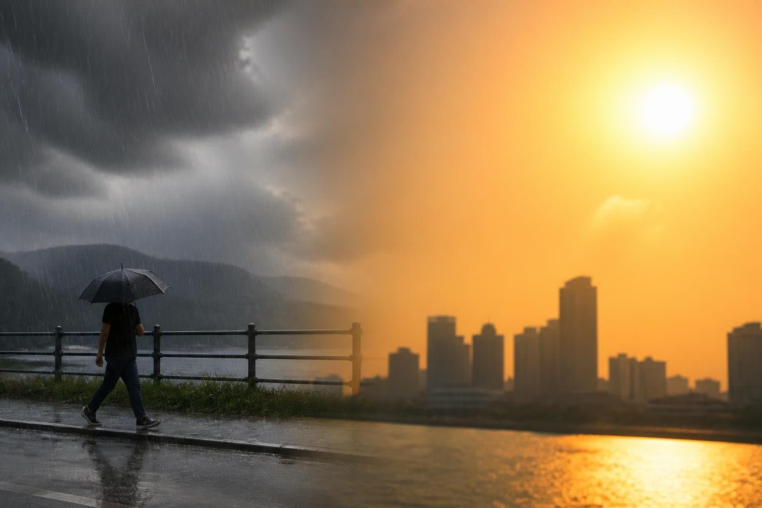 기상청, 호우주의보·폭염경보·열대야주의보 발표