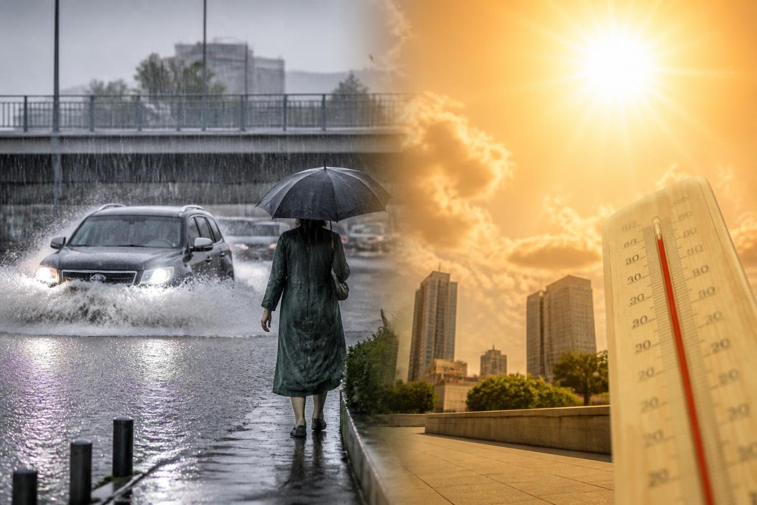 기상청, 충청·경기에 호우경보·주의보…전남·경북·경남 폭염특보