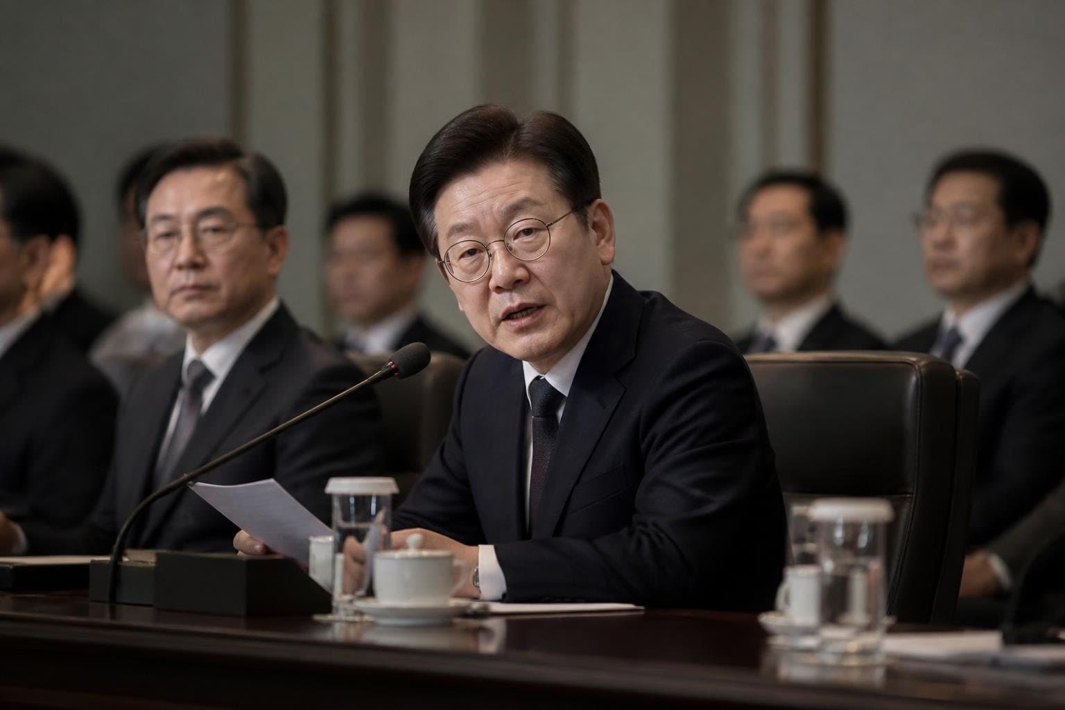 이재명 대통령, 국무회의 생중계 논란 거짓말 반박