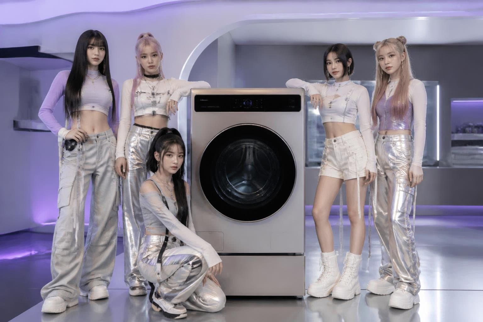 LG전자, 'AI 워시콤보' 마케팅에 가상 아이돌 '에이아이돌' 투입