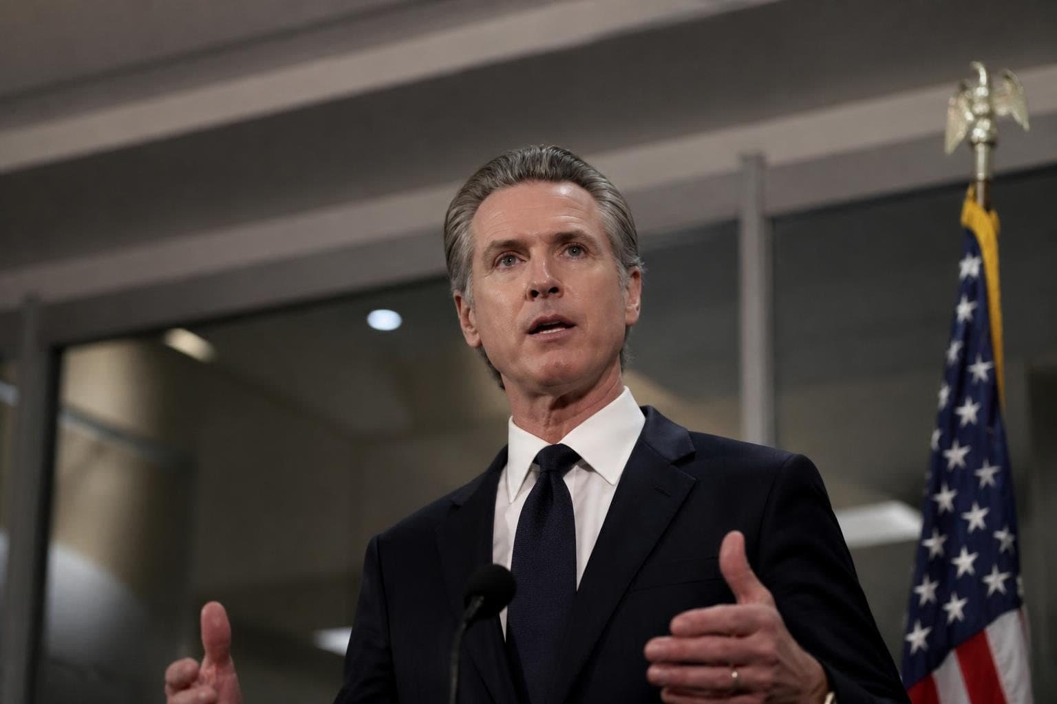 뉴섬 캘리포니아 주지사 '해리스가 출마하면 2028년 대선 도전 안 할 것'