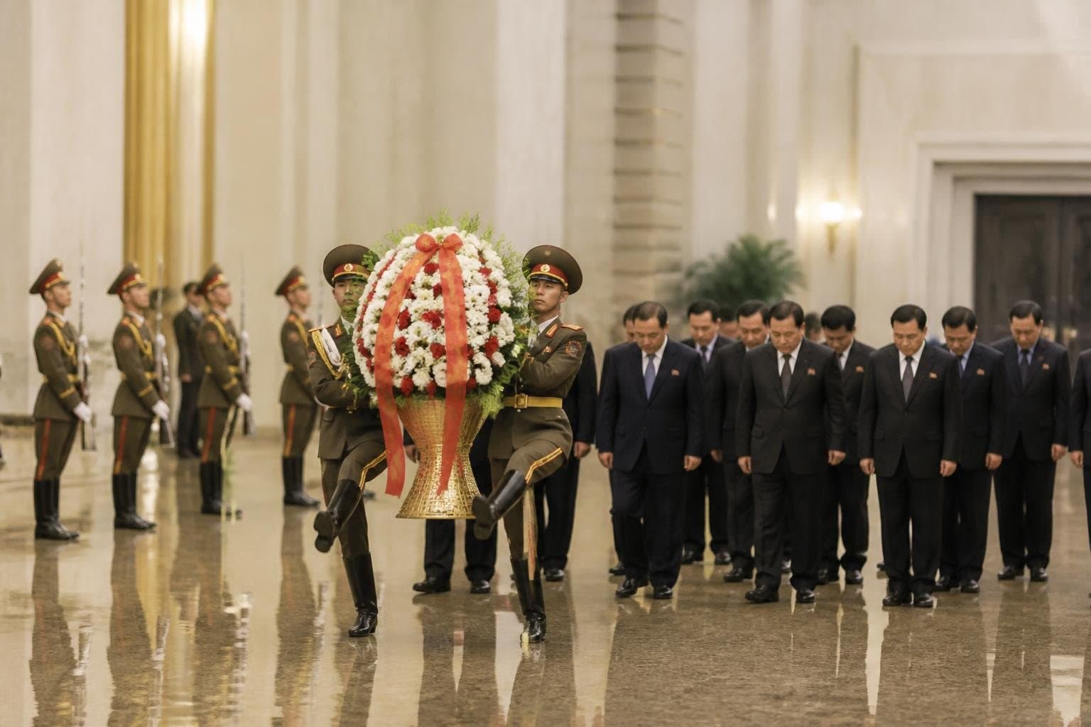 북한 정권 수립 78주년, 고위 간부들 금수산태양궁전 참배