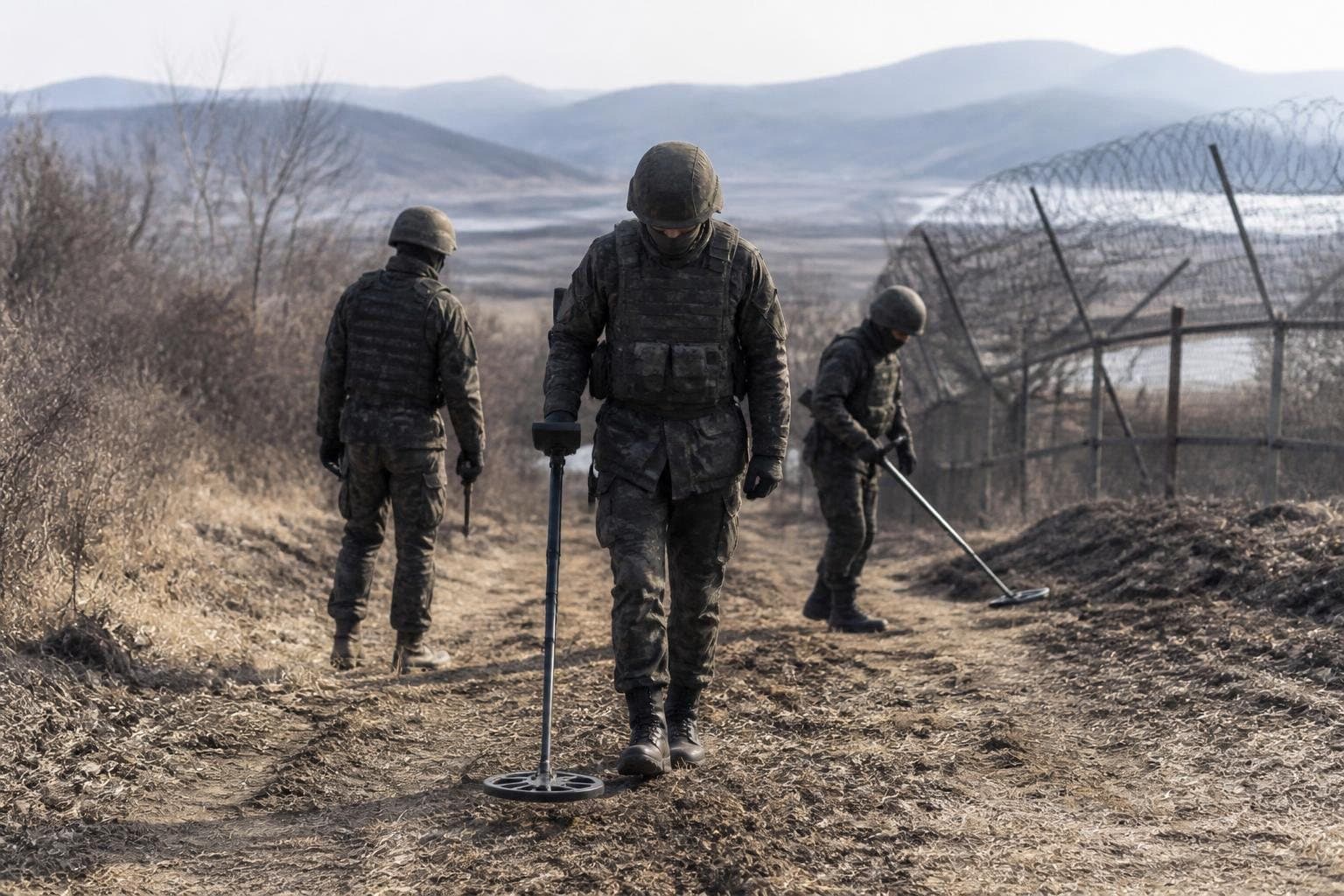 북한군 지뢰 매설 'MDL 이남' 도발 최종 확인