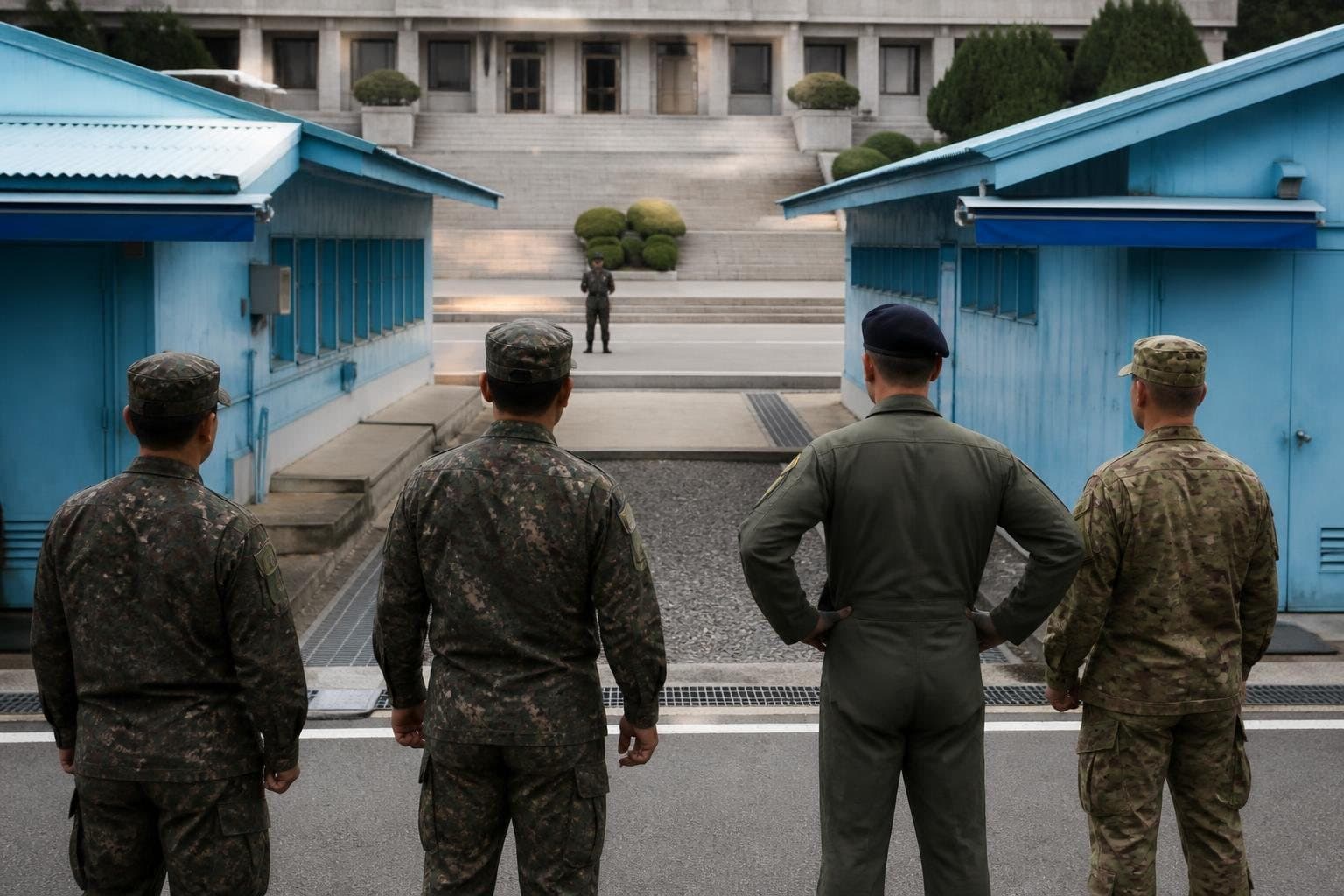 한 달간 20여 차례 군사분계선 침범한 북한군… 한미 군 수뇌부 최전방 긴급 점검