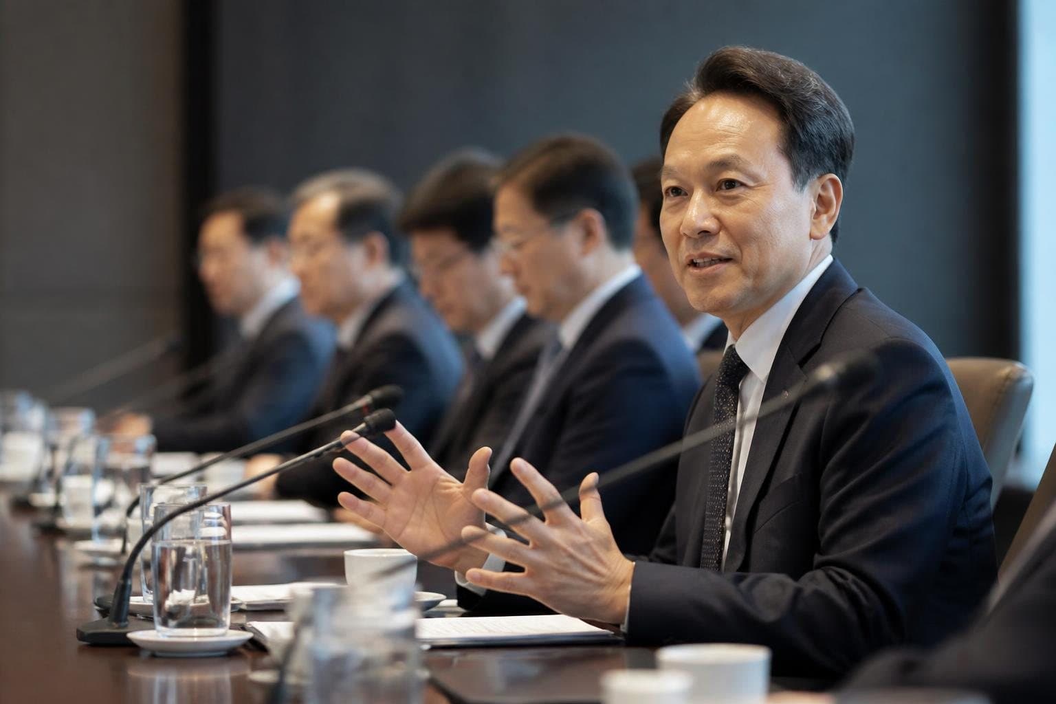 진옥동 신한금융 회장, 기관투자자 50곳과 라운드테이블…'밸류업 청사진' 제시