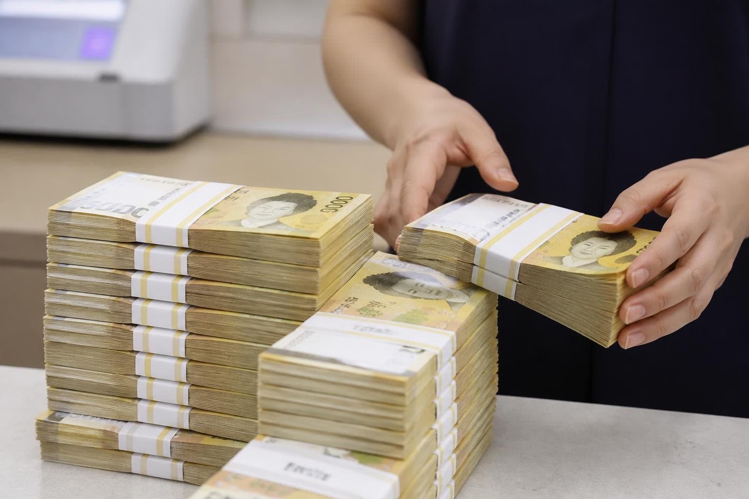 코스피 7000선 아래로 밀리자…5대 은행 정기예금에 두 달간 56조원 몰려