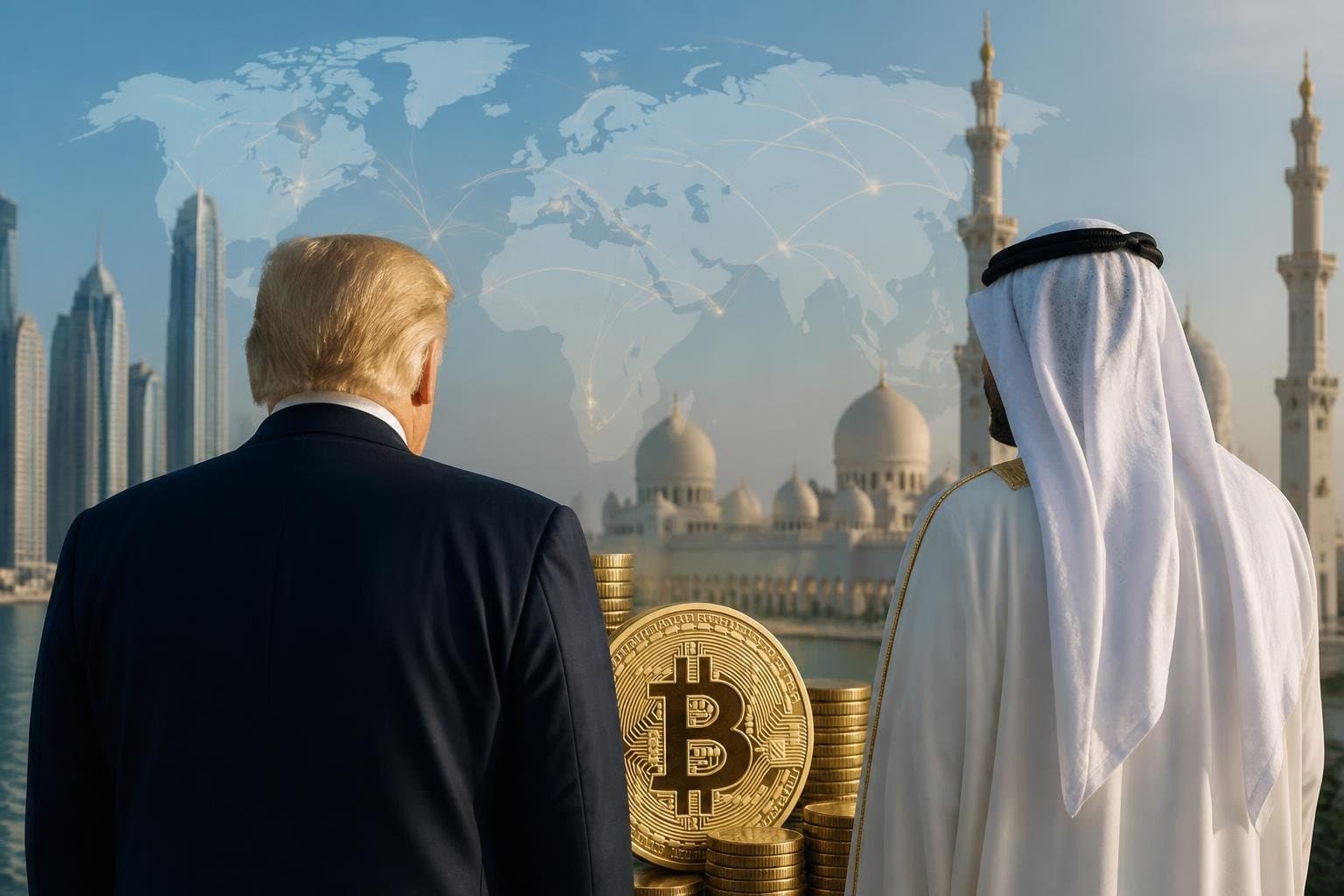 트럼프 가족 암호화폐 은행, UAE 왕실 주도 투자그룹 49% 소유
