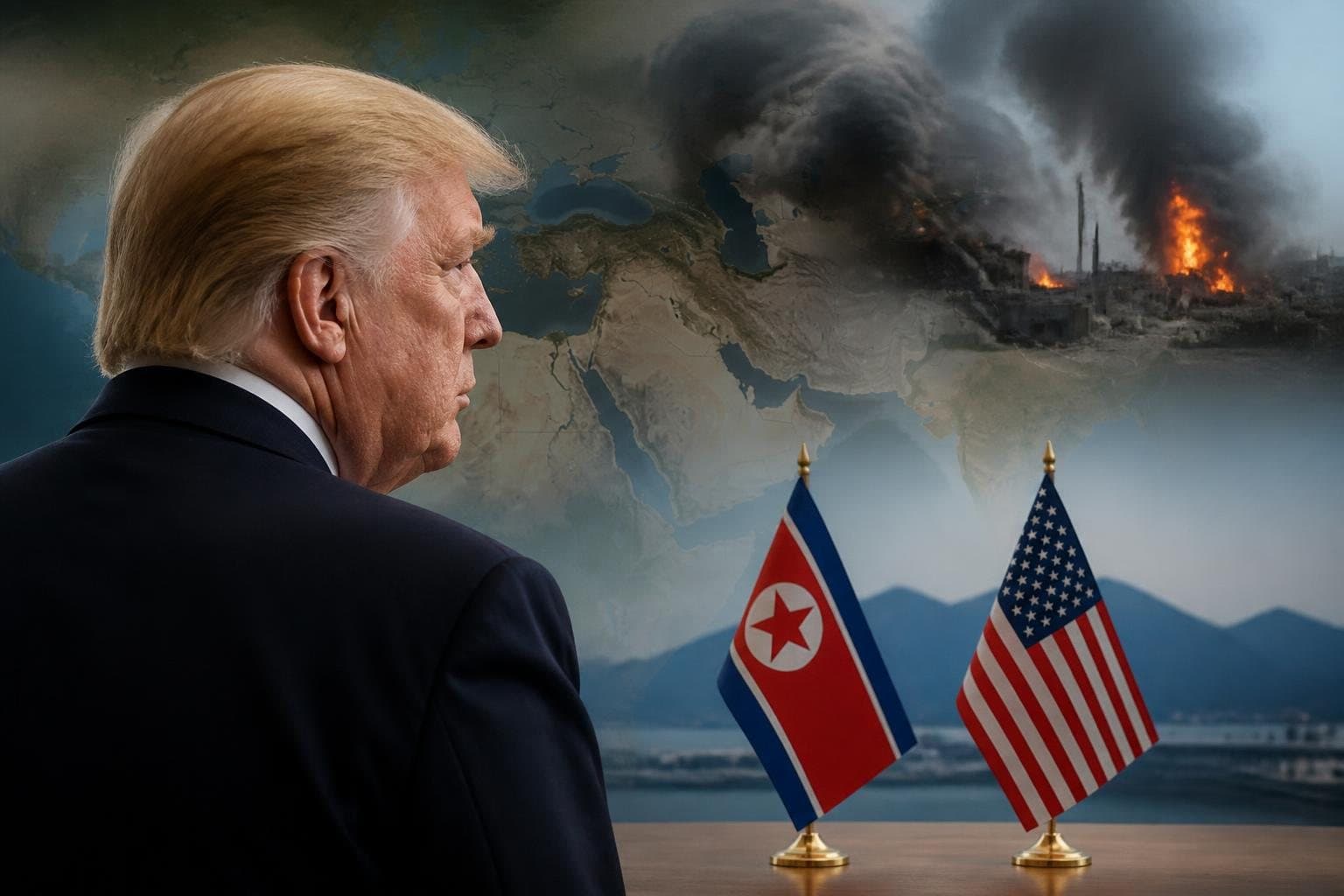 NYT '이란 전쟁에 빠진 트럼프, 북한 달래기로 선회'