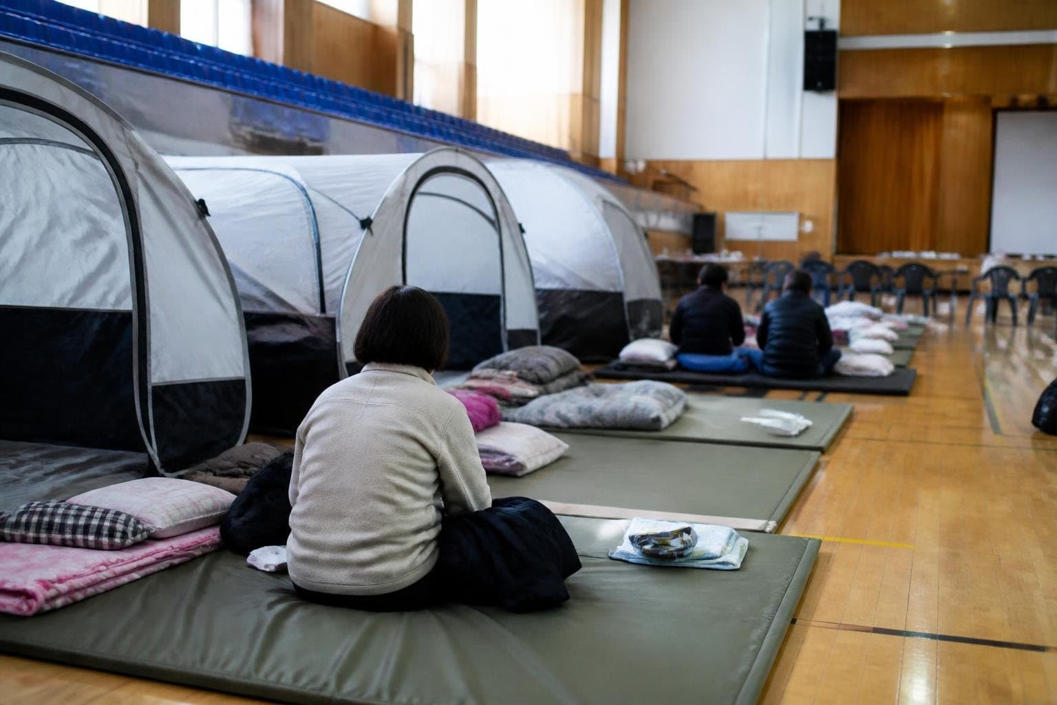 울산 내진 구호소 수용률 3%대…지진 이재민 대피 공간 부족