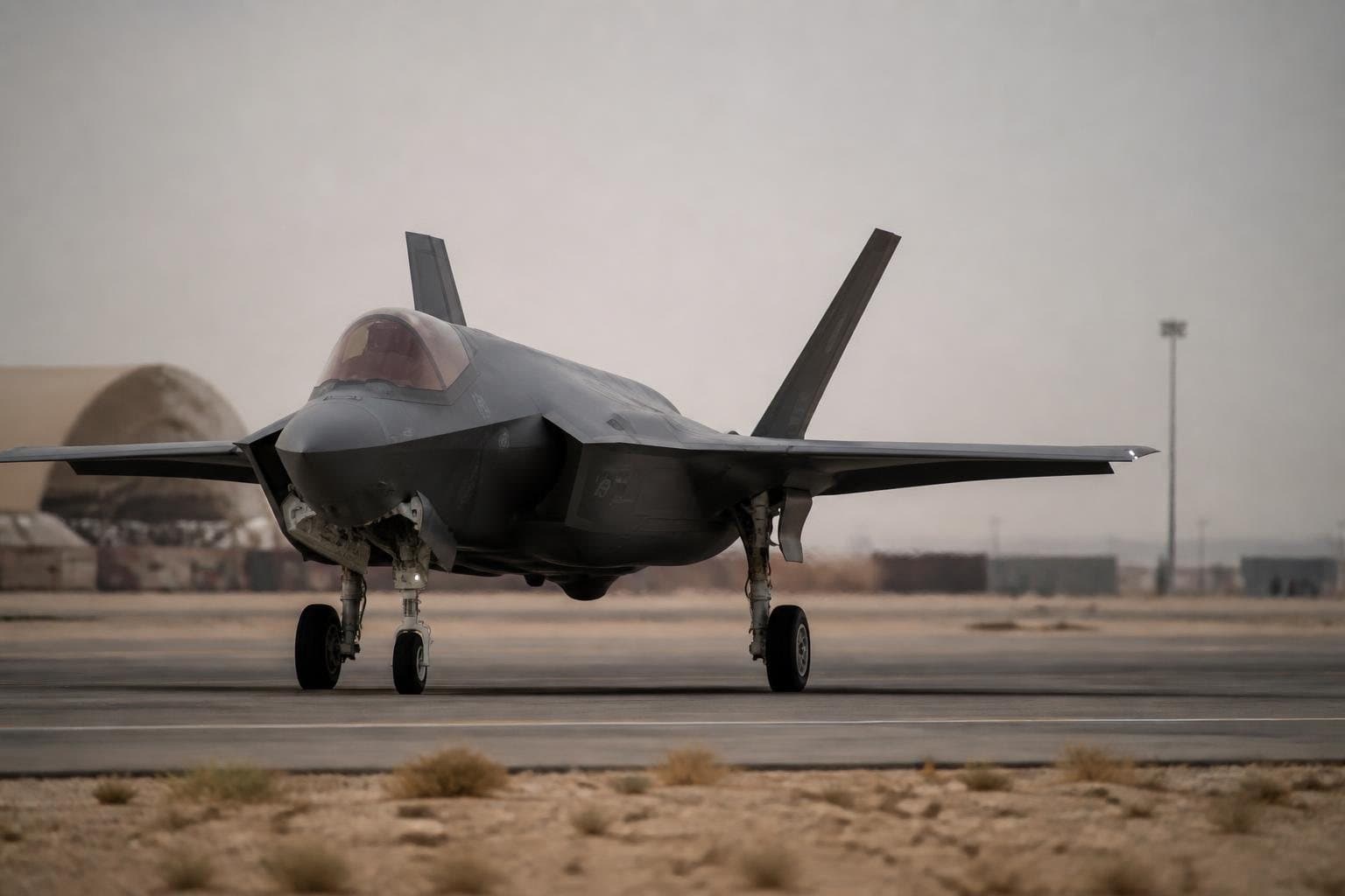 미 공군 F-35A 전투기, UAE 알드프라 기지에서 긴급 착륙