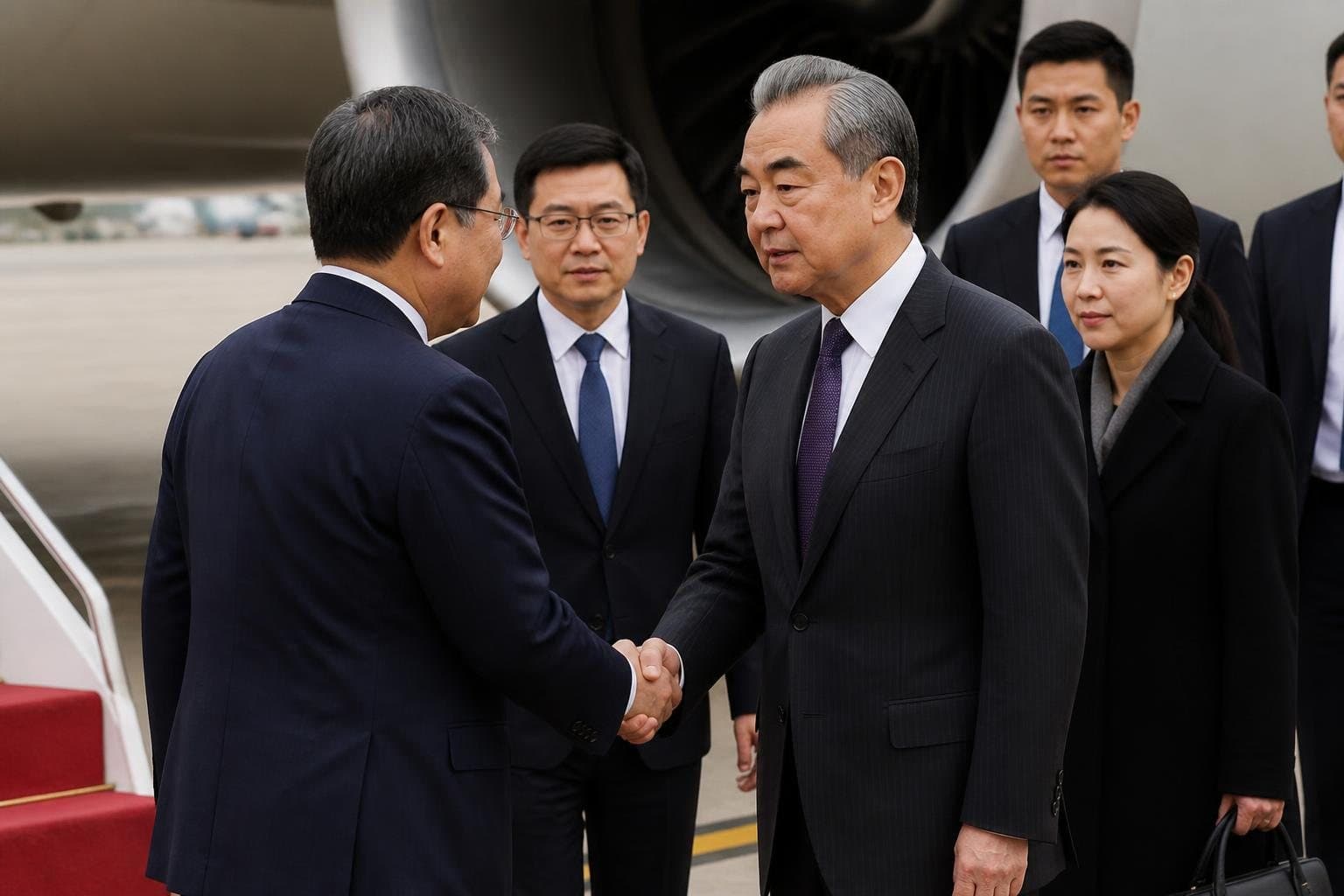 왕이 중국 외교부장 방한, 급변 한반도 정세 속 중국 역할 주목