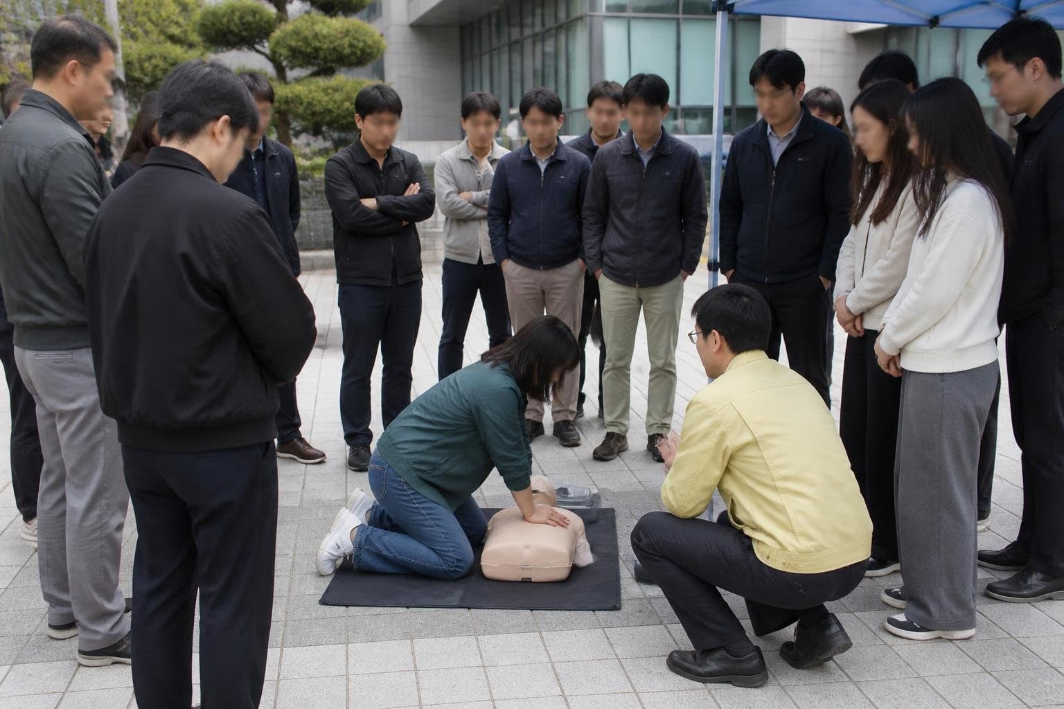 한국서부발전, 태안서 지진 대비 안전 캠페인 전개